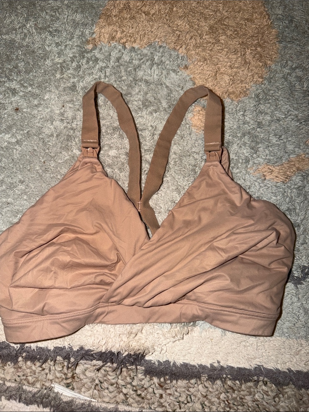 SPANX Nursing Nude Wrap Bralette with Wide Straps